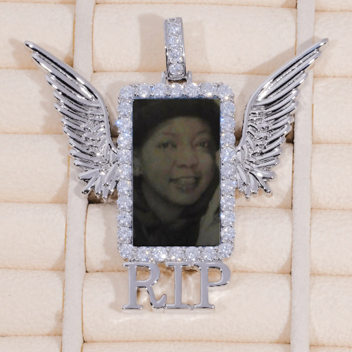 RIP WING 3D CUSTOM PICTURE PENDANT