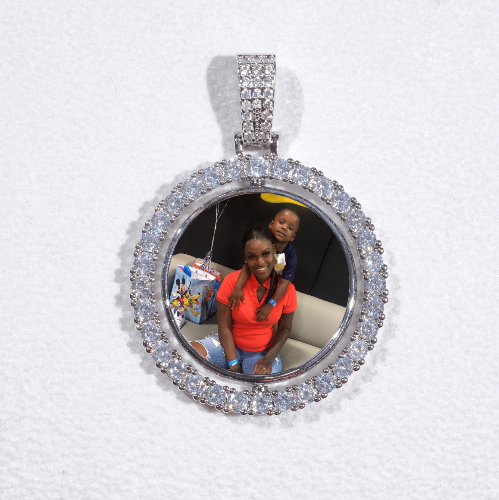 3D Spinning 2-Faced Custom Picture Pendant