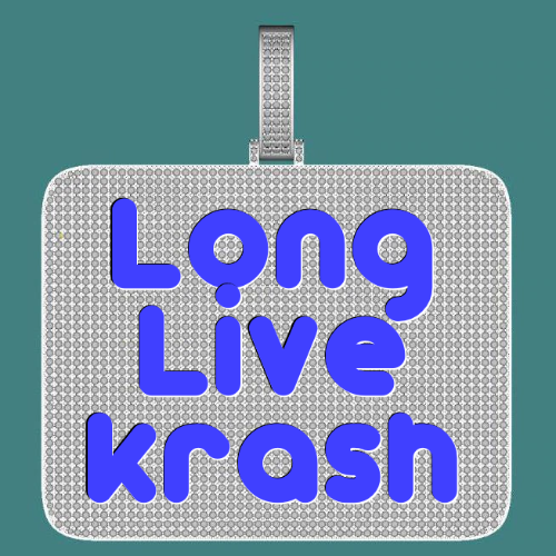 CUSTOM LETTER NECKLACE 3D BIG SQUARE