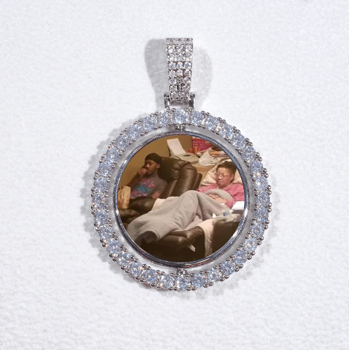 3D Spinning 2-Faced Custom Picture Pendant