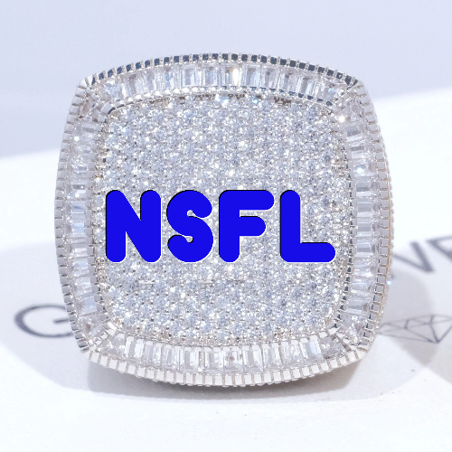 CUSTOM LETTER 3D ICED RING