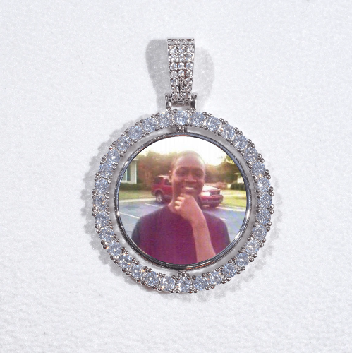 3D Spinning 2-Faced Custom Picture Pendant