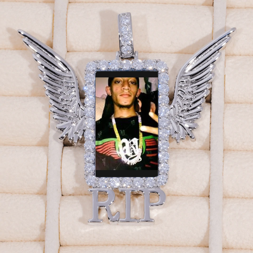 RIP WING 3D CUSTOM PICTURE PENDANT