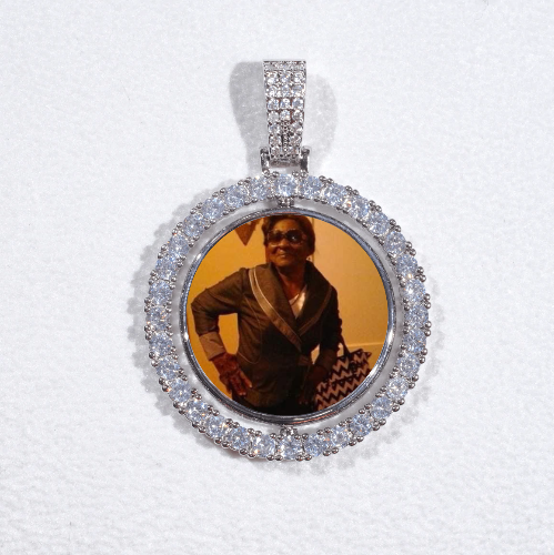 3D Spinning 2-Faced Custom Picture Pendant