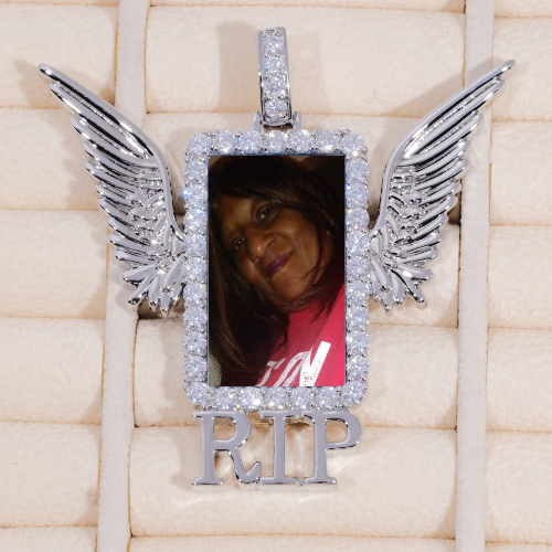 RIP WING 3D CUSTOM PICTURE PENDANT