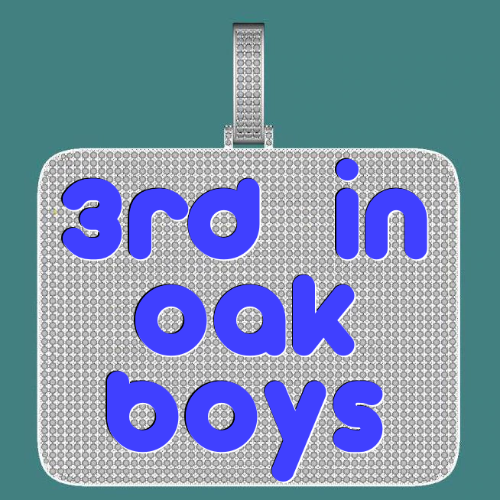 CUSTOM LETTER NECKLACE 3D BIG SQUARE