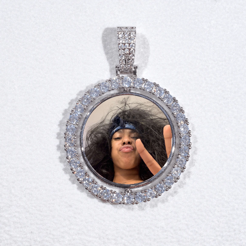 3D Spinning 2-Faced Custom Picture Pendant