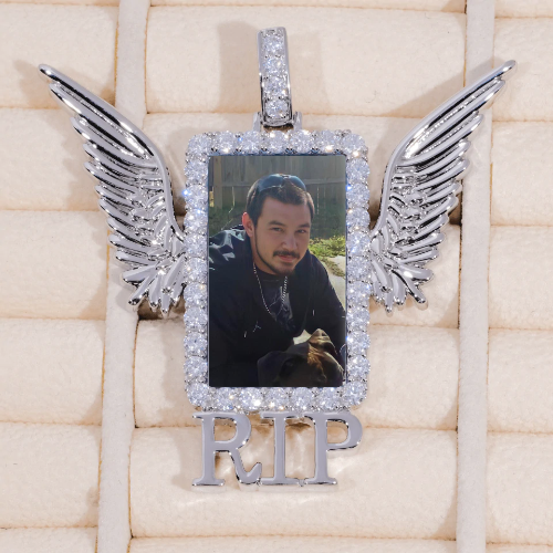 RIP WING 3D CUSTOM PICTURE PENDANT