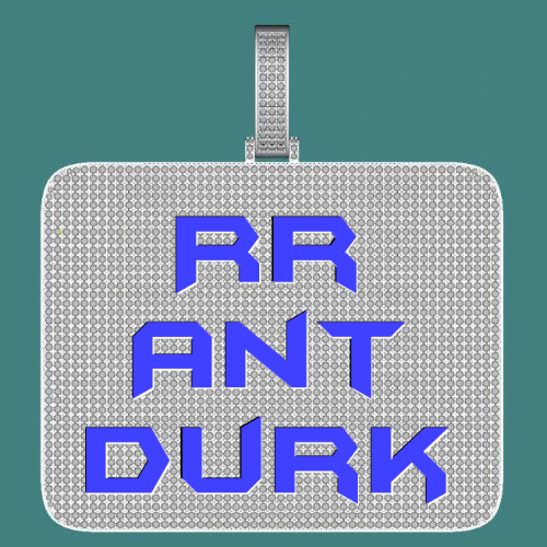 CUSTOM LETTER NECKLACE 3D BIG SQUARE