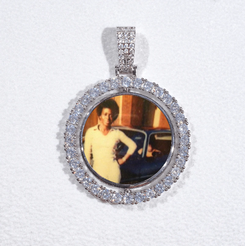 3D Spinning 2-Faced Custom Picture Pendant