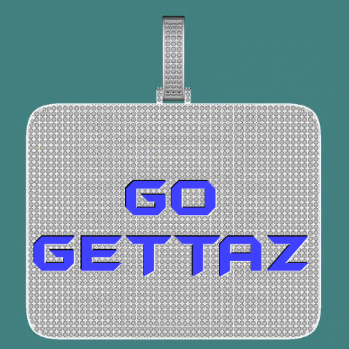 CUSTOM LETTER NECKLACE 3D BIG SQUARE