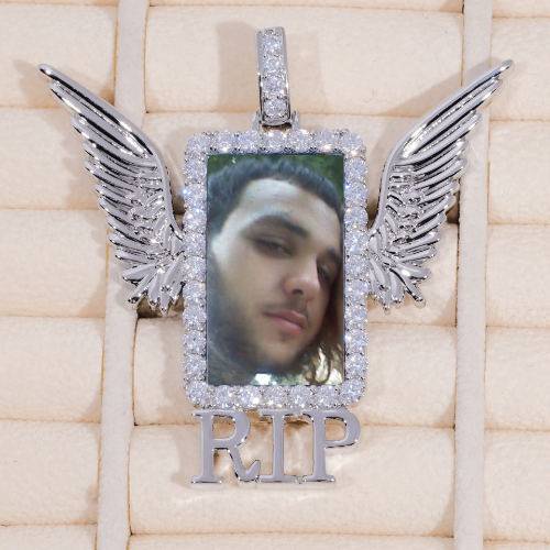 RIP WING 3D CUSTOM PICTURE PENDANT