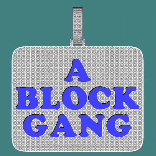 CUSTOM LETTER NECKLACE 3D BIG SQUARE