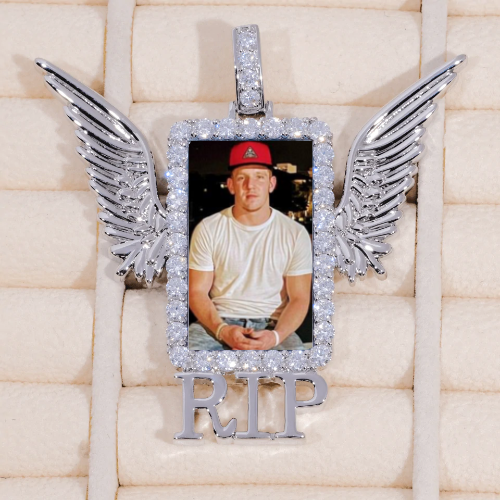 RIP WING 3D CUSTOM PICTURE PENDANT