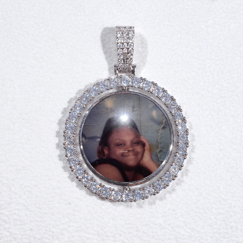 3D Spinning 2-Faced Custom Picture Pendant