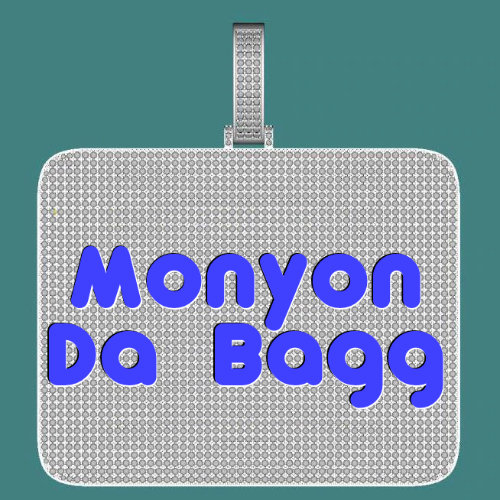 CUSTOM LETTER NECKLACE 3D BIG SQUARE