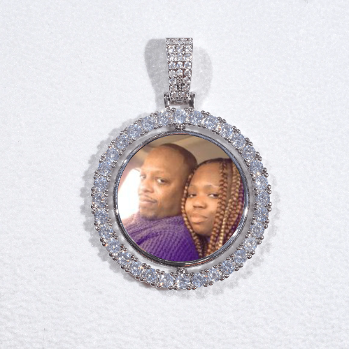 3D Spinning 2-Faced Custom Picture Pendant