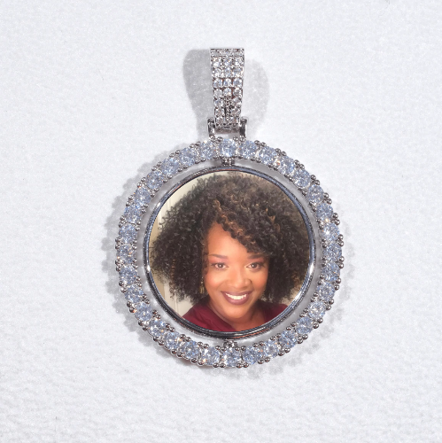 3D Spinning 2-Faced Custom Picture Pendant