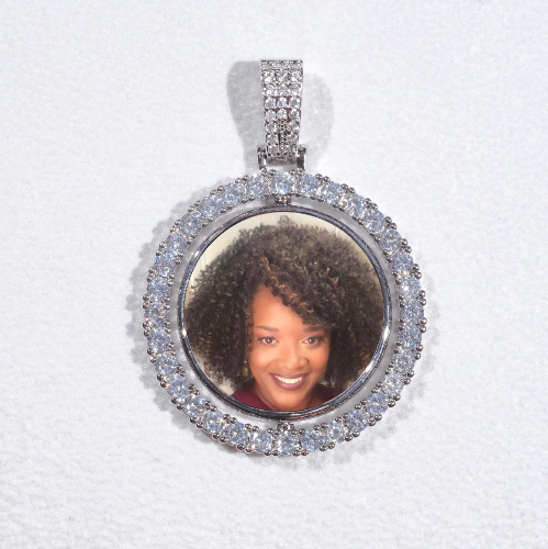 3D Spinning 2-Faced Custom Picture Pendant
