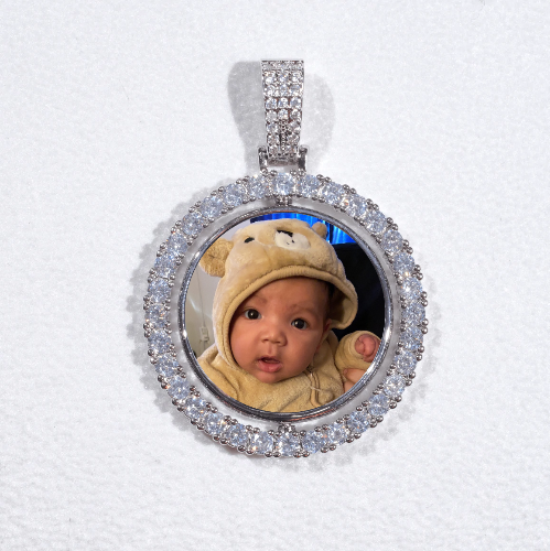 3D Spinning 2-Faced Custom Picture Pendant