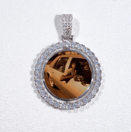 3D Spinning 2-Faced Custom Picture Pendant