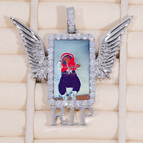RIP WING 3D CUSTOM PICTURE PENDANT