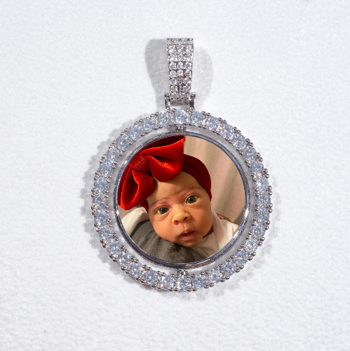 3D Spinning 2-Faced Custom Picture Pendant
