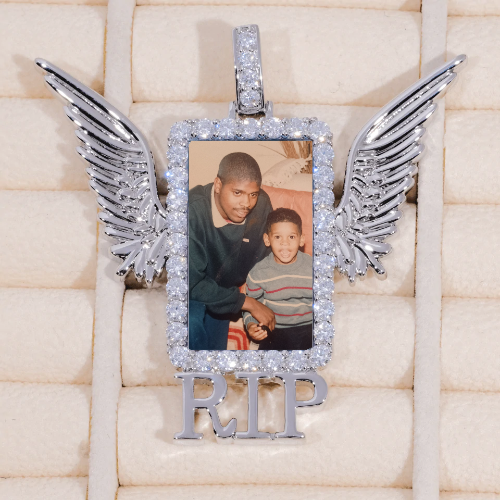 RIP WING 3D CUSTOM PICTURE PENDANT