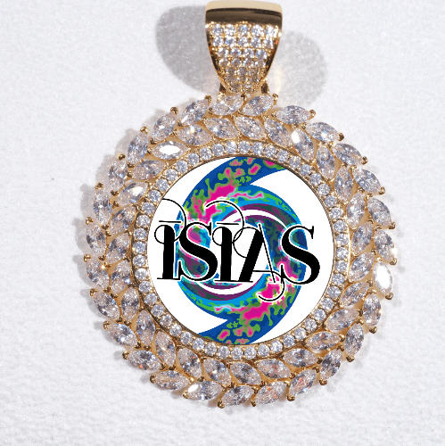 Large 3D Wheat Ear Custom Picture Pendant