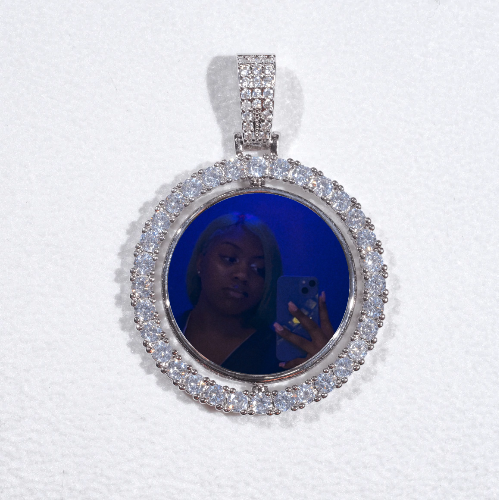 3D Spinning 2-Faced Custom Picture Pendant