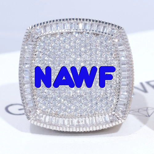 CUSTOM LETTER 3D ICED RING