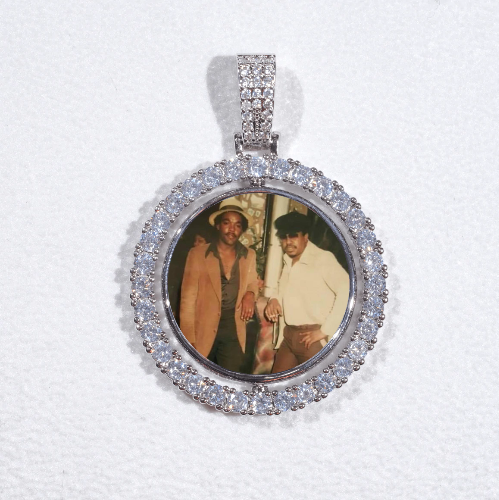 3D Spinning 2-Faced Custom Picture Pendant