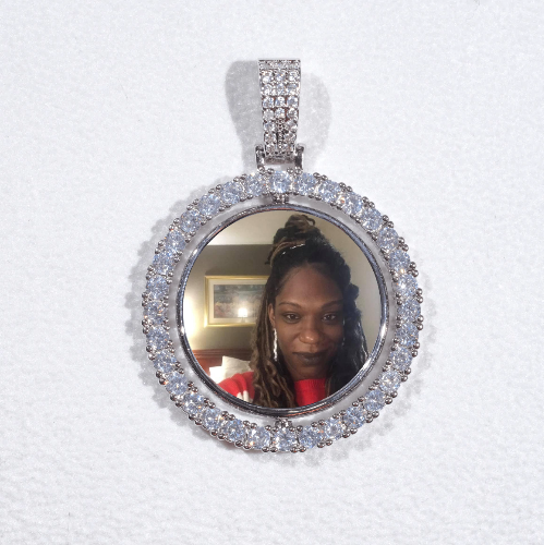 3D Spinning 2-Faced Custom Picture Pendant