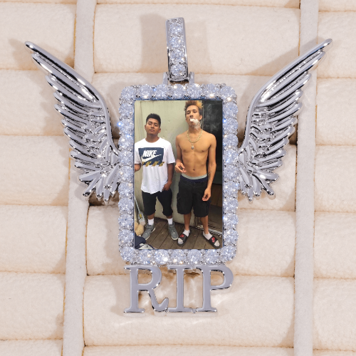 RIP WING 3D CUSTOM PICTURE PENDANT