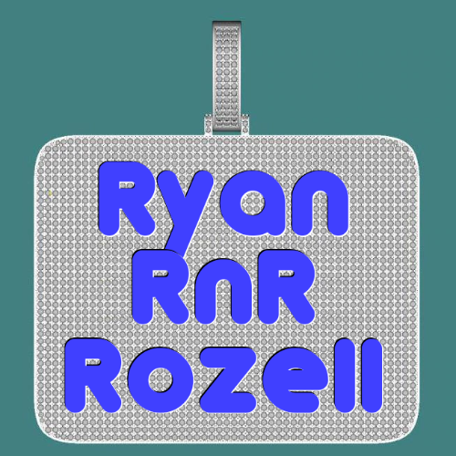 CUSTOM LETTER NECKLACE 3D BIG SQUARE