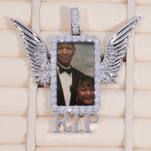 RIP WING 3D CUSTOM PICTURE PENDANT