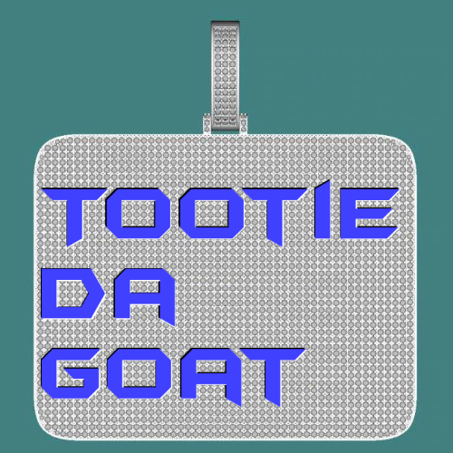 CUSTOM LETTER NECKLACE 3D BIG SQUARE