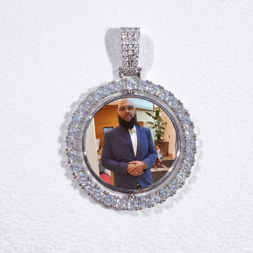 3D Spinning 2-Faced Custom Picture Pendant