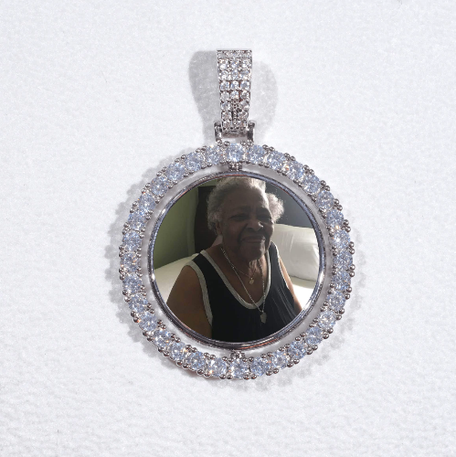 3D Spinning 2-Faced Custom Picture Pendant