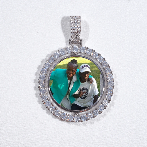 3D Spinning 2-Faced Custom Picture Pendant