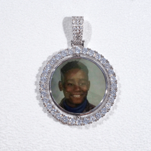 3D Spinning 2-Faced Custom Picture Pendant