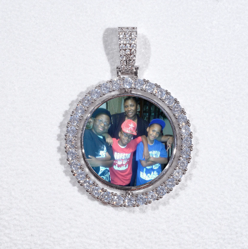 3D Spinning 2-Faced Custom Picture Pendant