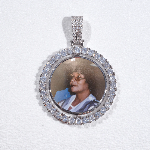 3D Spinning 2-Faced Custom Picture Pendant