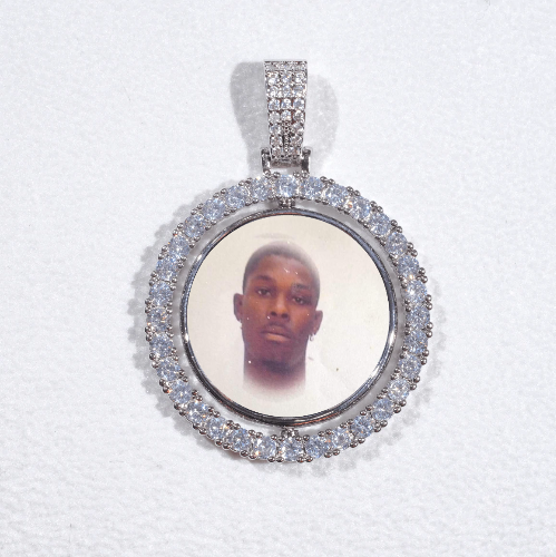 3D Spinning 2-Faced Custom Picture Pendant