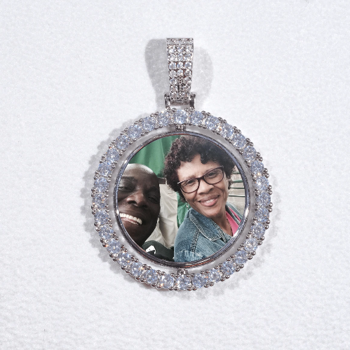 3D Spinning 2-Faced Custom Picture Pendant