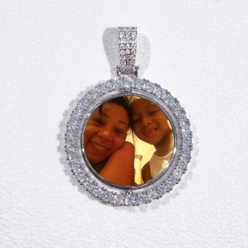 3D Spinning 2-Faced Custom Picture Pendant