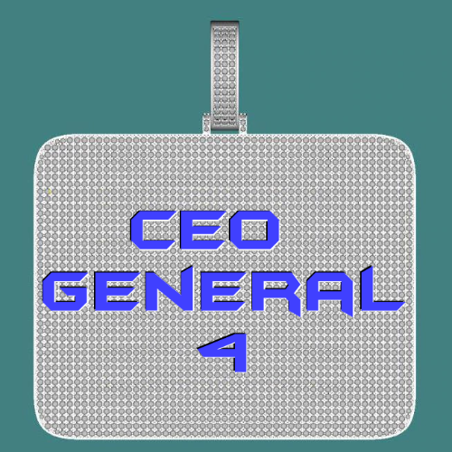 CUSTOM LETTER NECKLACE 3D BIG SQUARE