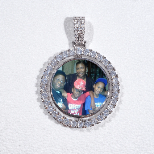 3D Spinning 2-Faced Custom Picture Pendant