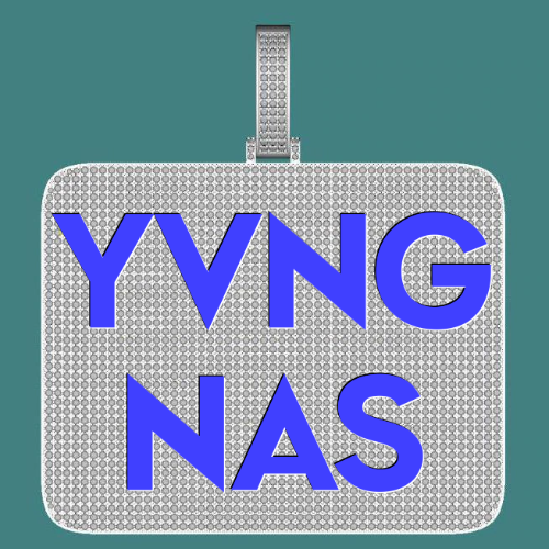 CUSTOM LETTER NECKLACE 3D BIG SQUARE