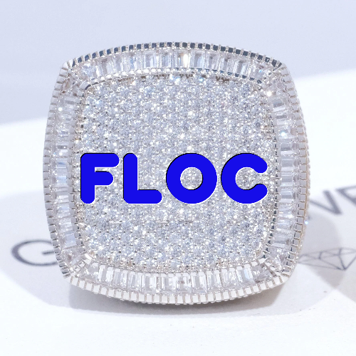CUSTOM LETTER 3D ICED RING